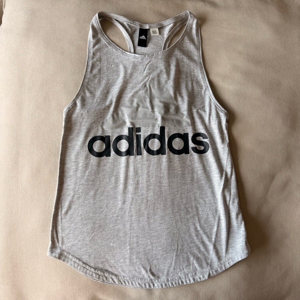 Adidas Women's Light Gray Tank Top
